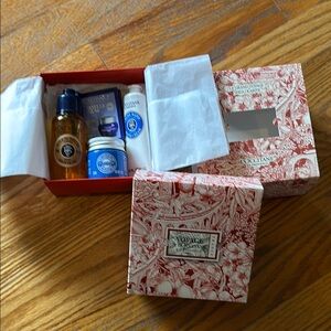 L'OCCITANE Red and Blue Body Wash Collection